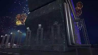 舞台上令人震撼新年大屏幕AE模板视频的预览图